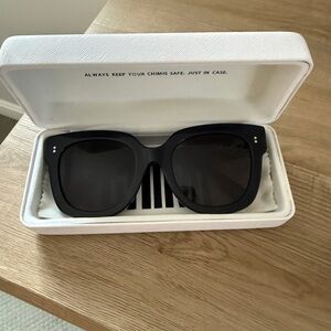 Chimi Navy Black Oversized Women's Sunglasses - Style 04